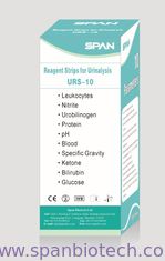 URS-10,Leukocytes/Nitrite/Urobilinogen/Protein/pH/Blood/Specific Gravity/Ketone/Bilirubin/Glucose