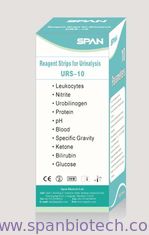 Urine Reagent Strips URS-4S,Glucose/Protein/pH/Specific Gravity