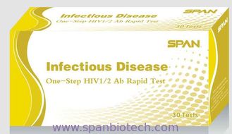 HIV 1/2/O Tri-Lines Rapid Test Uncut Sheet Cassette / Strip