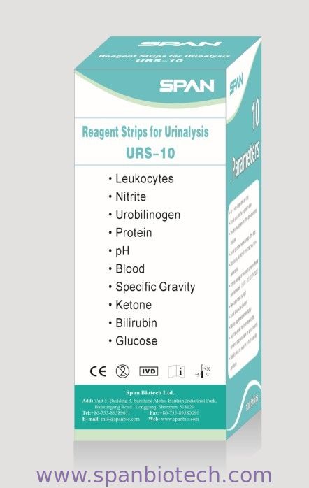 URS-3K,Protein/Glucose/Ketone,100strips/bottle,box and pouch package