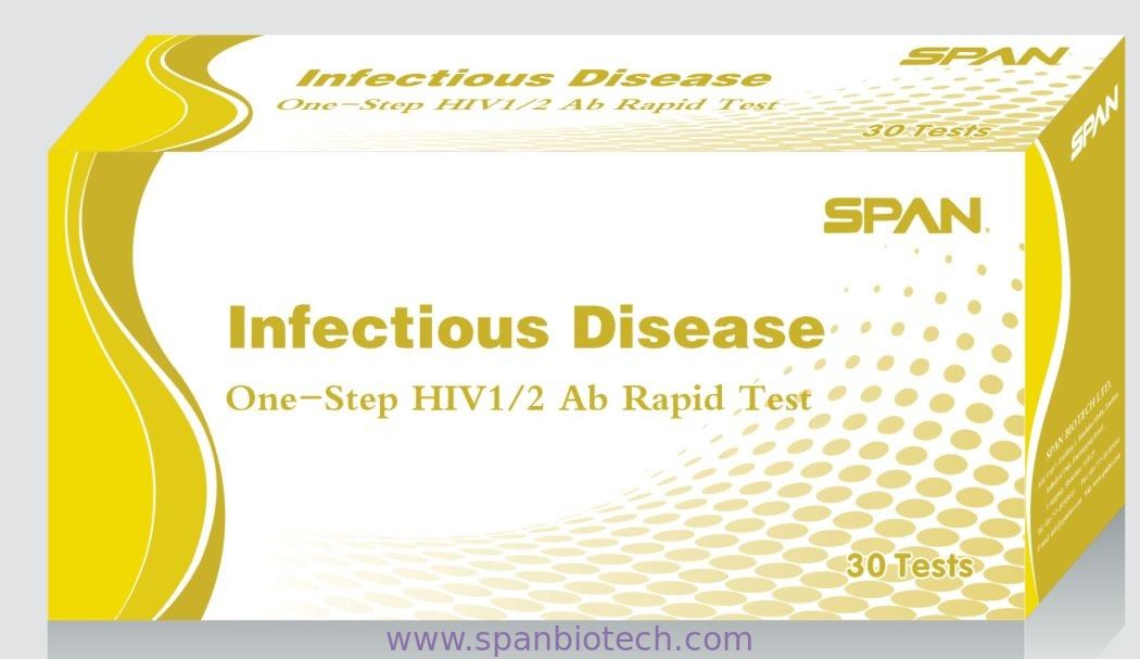 One-step HIV1/2 Ab Rapid Test(Strip/Cassette/Uncut sheet)