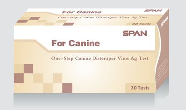 Essai rapide en une étape de virus de maladie canine (CDV) - cassette/feuille non coupée